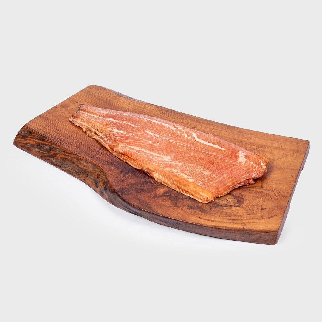 Filete Ahumado en Caliente Salmon del Pacifico (0,900 a 1,1 Kg aprox.)