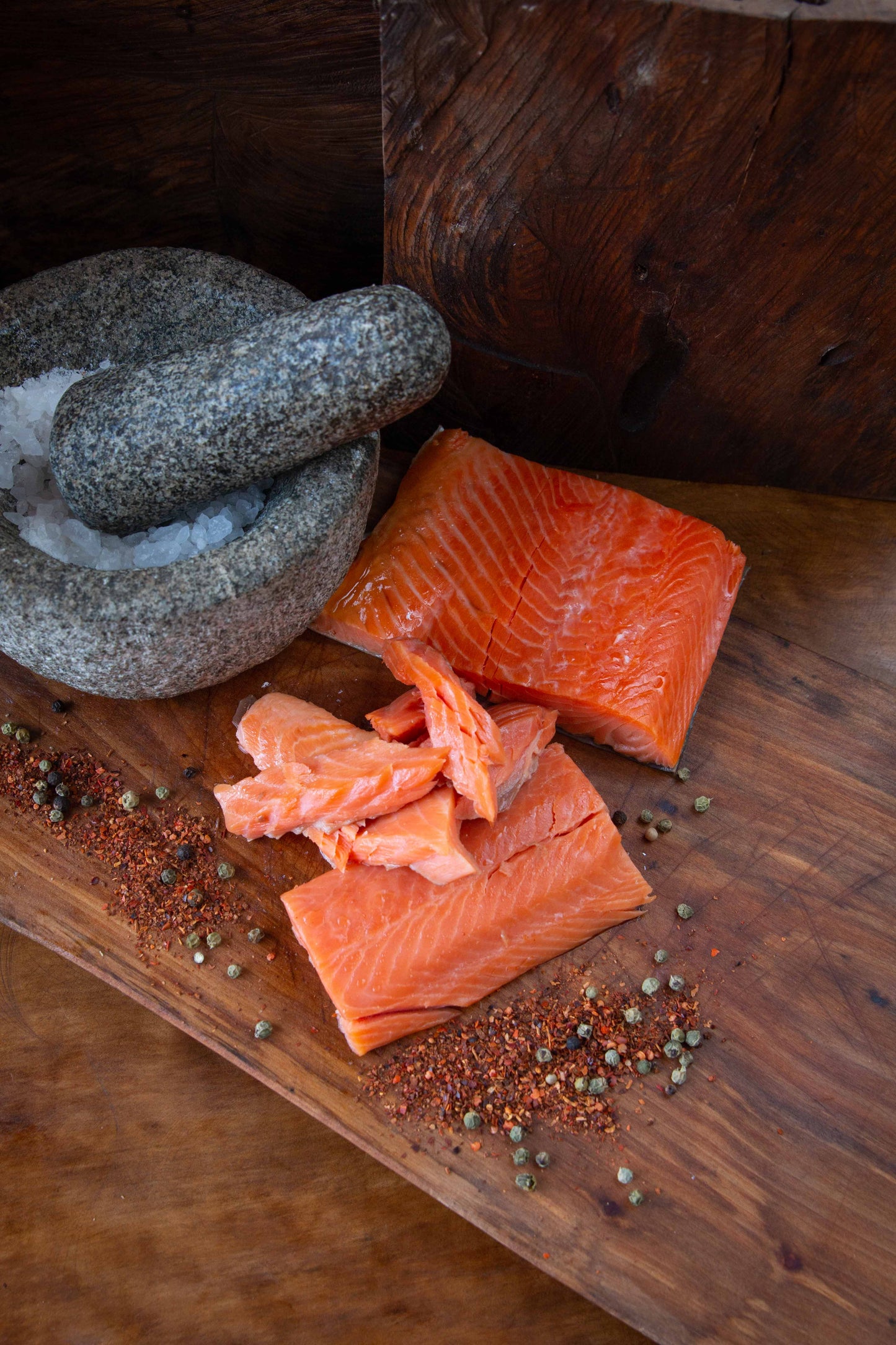 Porción Salmón Atlántico Ahumado en Caliente (180 grs aprox.)