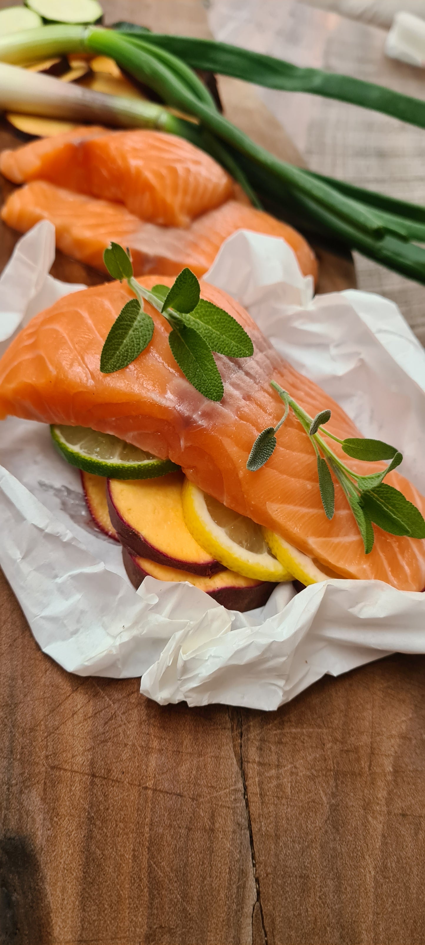 Porción Salmón Atlántico sin piel (160 a 180 grs aprox.)