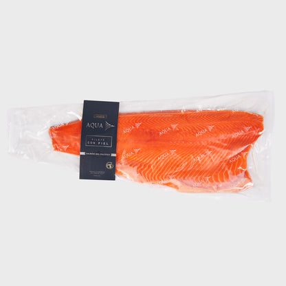 Filete Salmón del Pacífico con Piel (1,0 a 1,1 Kgs aprox.)